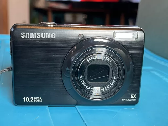 Samsung PL60 10.2MP Compact Digital Camera Black Tested. SM5