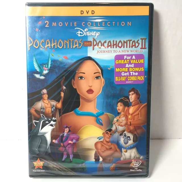 Pocahontas / Pocahontas II: Journey to a New World: 2 Movie Collection DVD NEW