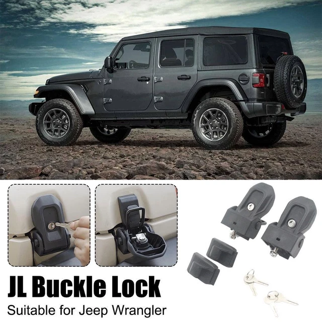 HOOD LATCHES FOR Jeep Wrangler JL JLU Rubicon Locking Catch Hood J3F0