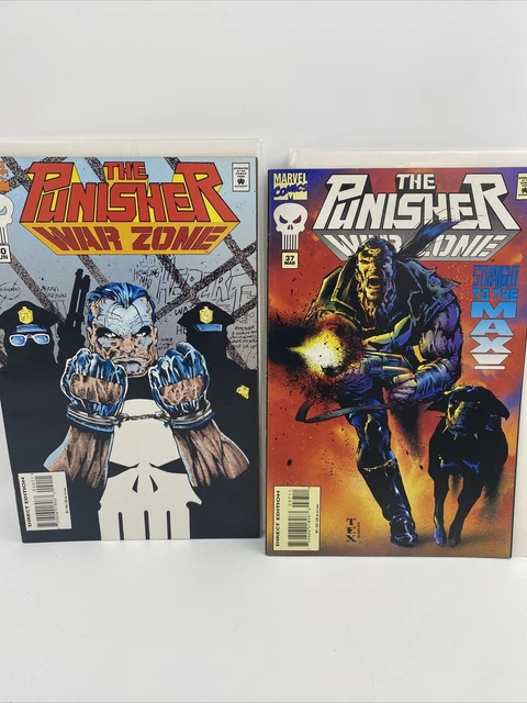 THE PUNISHER “WAR ZONE “ By:MARVEL COMICS (1995) #37 & 40 BOTH NM/M & Never Read
