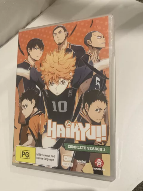 Haikyuu Anime Complete Season 1 and 2 OOP New BluRay, 6 Discs 50 Episodes