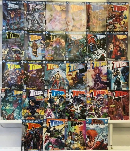 Titans (4th Series) Run Lot #2-26 + Annuals, One-Shots, Missing #20, VF DC