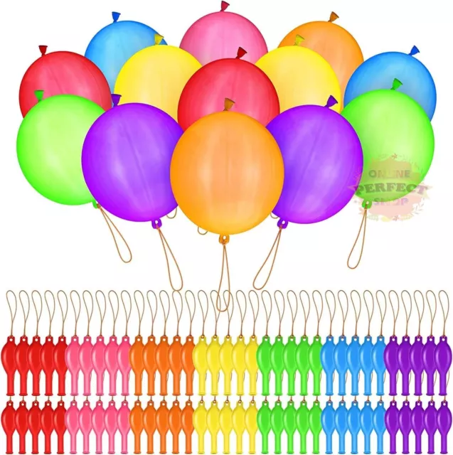 LARGE PUNCH BALLOONS Party Bag Fillers Goody CHILDRENS Loot Bag Toys Birthday