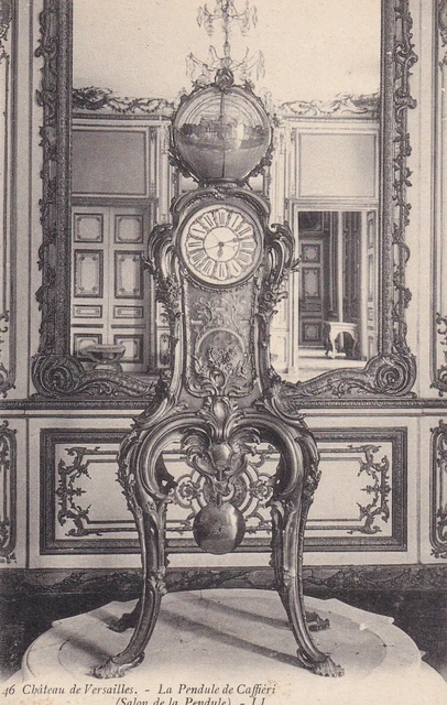 Carte postale ancienne old postcard Château VERSAILLES 46 LL PENDULE DE CAFFIERI