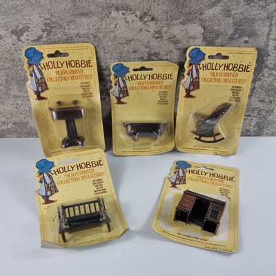 Holly Hobbie Die-Cast Old Fashioned Miniatures  Bundle Vintage 1972 Collectables