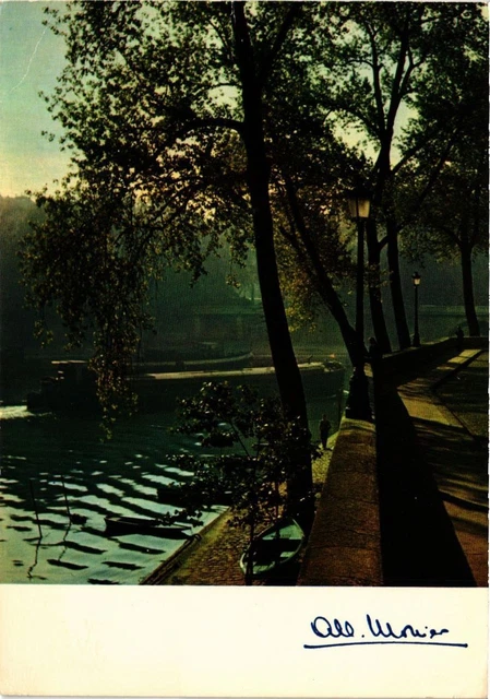 CPA MONIER ALBERT-Paris-La Seine au Quai d'Anjou (331667)