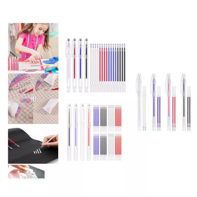 Vanishing Fabric Markers Water Erasable Pens 1/2/5 Material Marker Pens  Sewing 