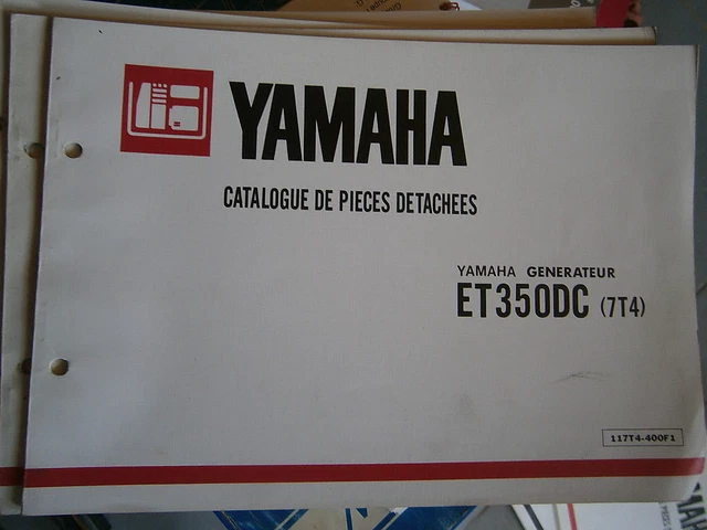 Catalogue / Manuel De Pièces Détachées Yamaha EF1400 - Groupe électrogène (générateur) - Année ~1980