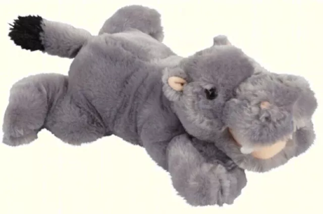 Ravensden Plush Hippo Laying 25Cm - Fr014Hp Soft Teddy Cuddly Wild Bear Toy Cute