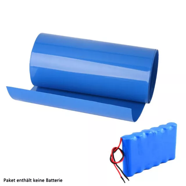 Gaine Thermorétractable PVC Tuyau Plat 103mm - 500mm pour Emballage Batterie 3