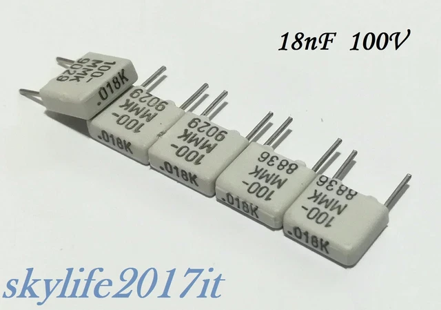 CONDENSATORI TWEETERS 47 UF 100 V NON POLARIZZATO. CONDENSATORI CONF. 5 PEZZI - Foto 3