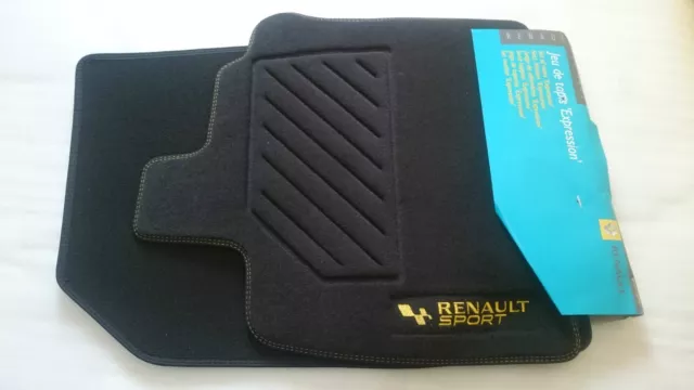 Tapis De Sol Caoutchouc Renault Sport Pour Clio Iii - Accessoire