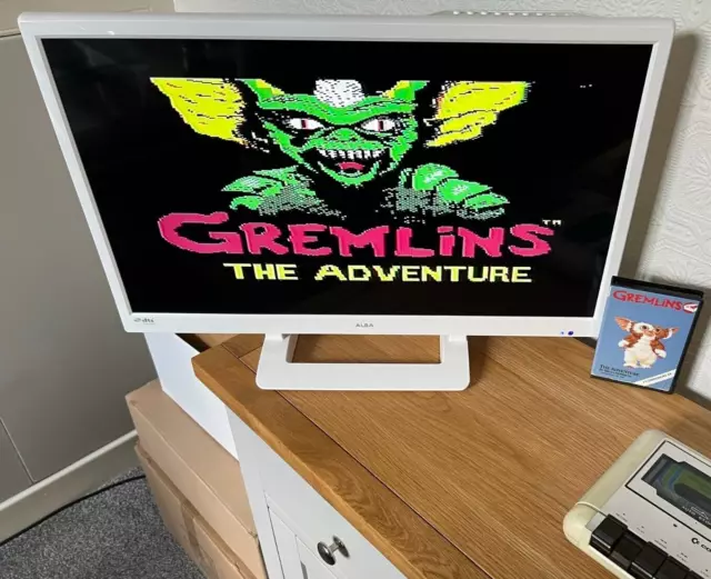 Rare Working Gremlins The Adventure Commodore 64 Cassette -🤔Make An Offer🤔