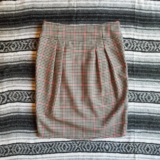 JONES NEW YORK Sz 10 Knee Length Wool Blend Pleated Pencil Skirt ...