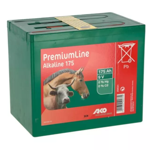 Kerbl AKO Batterie Alkaline 9 V 175 Ah