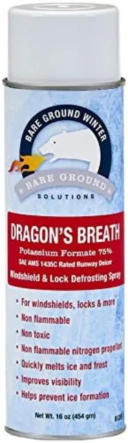 Bare Ground BGDB-1 Dragon's Breath Windshield Defrosting Spray and Lock Deicer