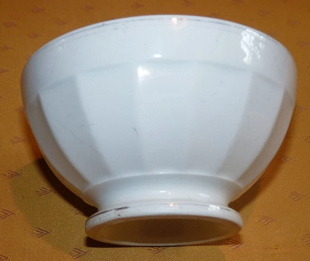 Ancien Bol En Porcelaine De Limoges – Vierge De Lourdes, Prénom Personnalisé, Blanc