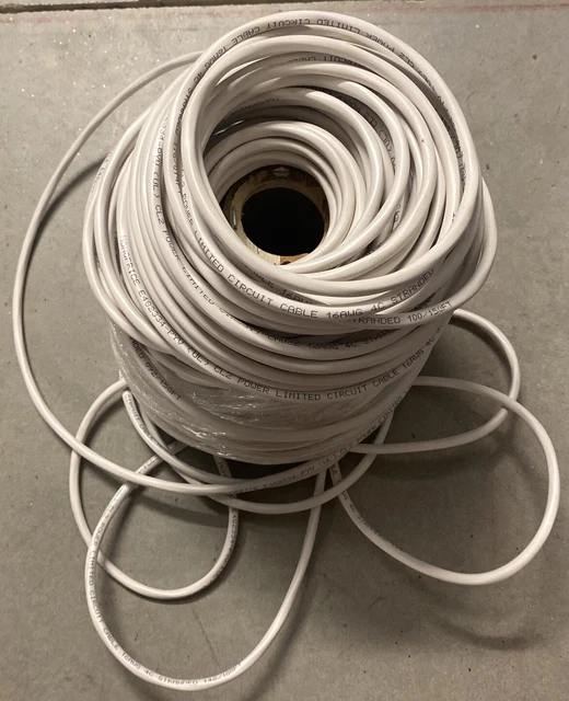 Aazon.co: 500ft 16AWG 2 Conductors (16/2) CL2 Rated Loud Speaker Cable Wire, Pull Box (for In - Foto 3