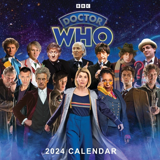 DOCTOR WHO 2024 12x24" Monthly Square Wall Calendar 16.99 PicClick