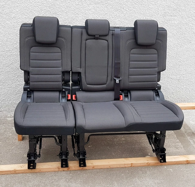 FORD TOURNEO MK2 Connect LWB Rear Row Bench of Grey Fabric Seats Crew Cab 2 £269.00 PicClick UK