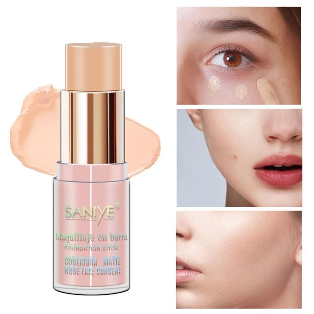 Corrector de control de aceite con barra de maquillaje mate color piel Brighten ^