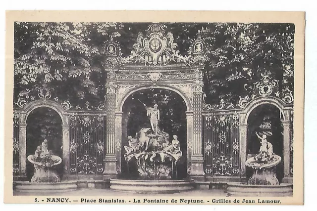 54  Nancy  Place Stanislas  Fontaine De Neptune