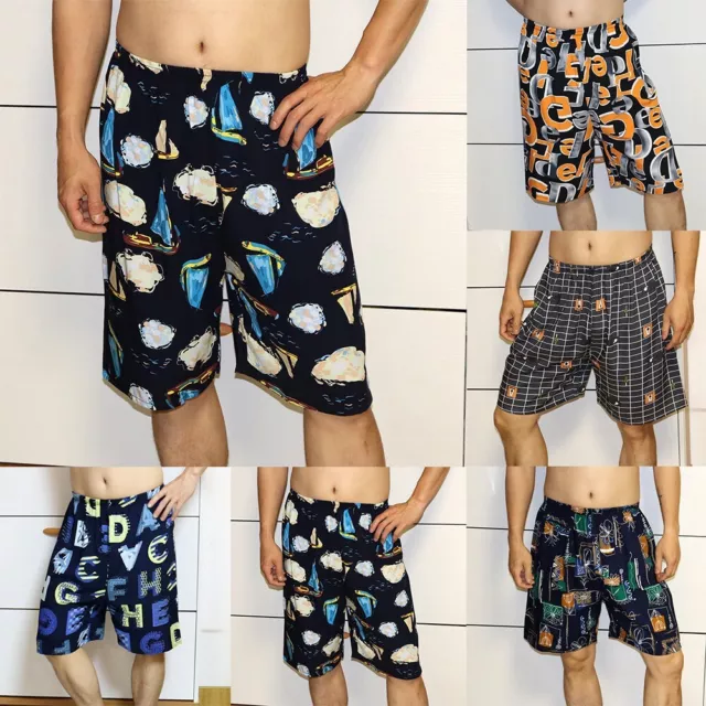 Mens Casual Sleepwear Sleep Home Shorts Pyjamas Loungewear Nightwear Bottoms