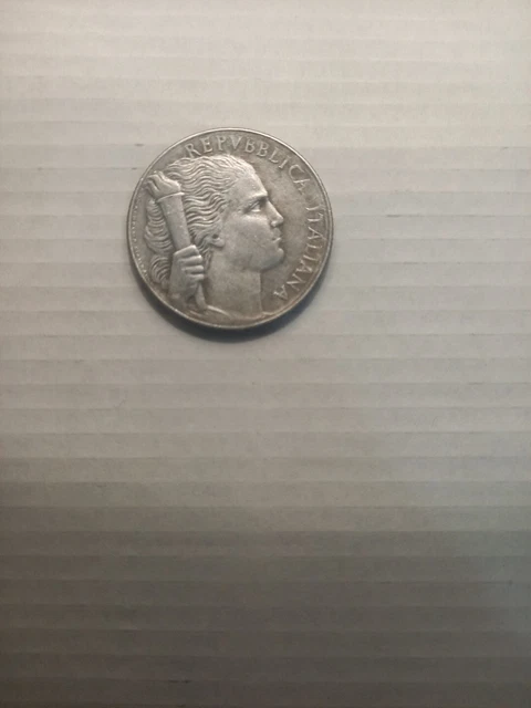 Repubblica Italiana 5 Lire 1950 "Uva"