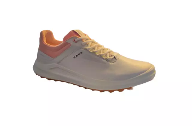 Ecco Core Femmes Chaussures de Golf Blanc / Pêche Nectar