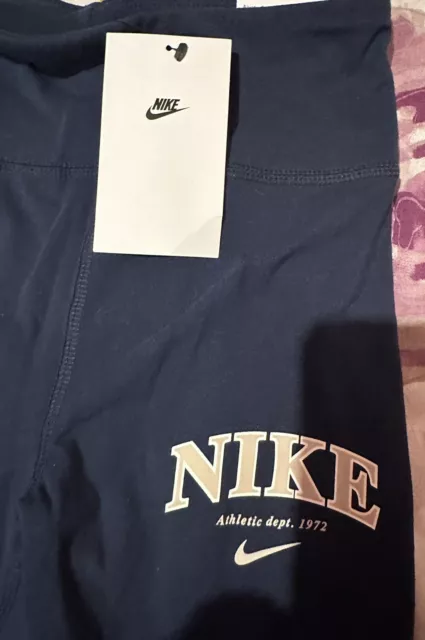 Nike Navy Girls Leggings tight Fit Will Fit Age 10 3