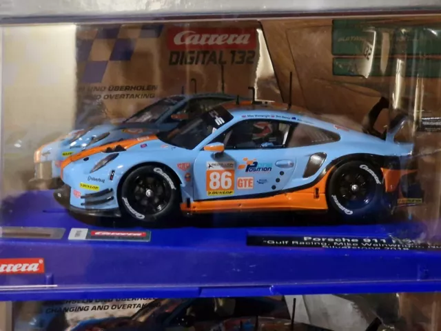 Carrera Digital 132 - Porsche 911 RSR "Gulf Racing" No.86 Art.-Nr. 20032019