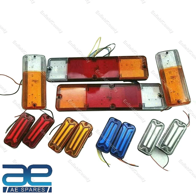 LED TAIL LIGHTS Indicators Front Bumper For Suzuki Samurai SJ410 SJ413