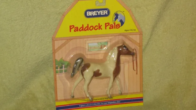 Vintage Breyer Paddock Pals # 1601, Half-Arabian/Bay Pinto New In Box