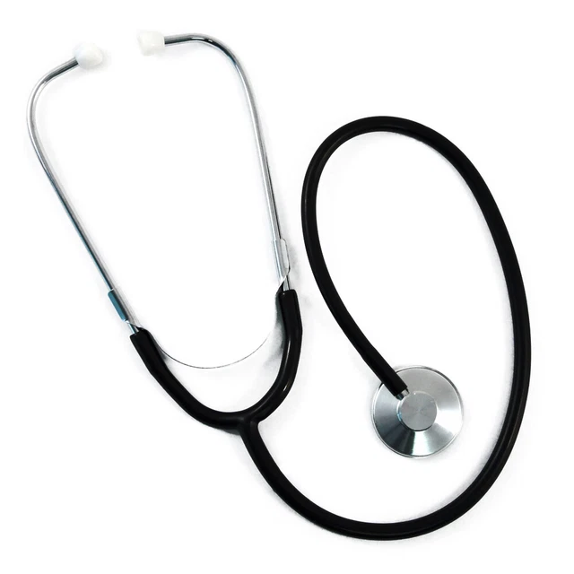 Estetoscopio de cabeza única médico ligero sin frío 30 in universal