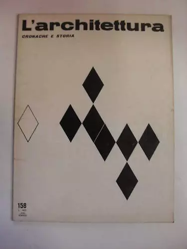 Aa.vv. L'architettura Cronache E Storia N°158 Etas 1968