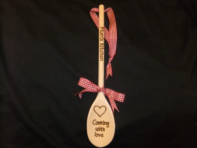 Cadeau fête des mères conçu à la main cadeau en bois - souvenir - cuisine de maman - cuisine avec amour