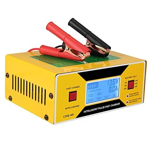 6/8/12/14/24V Battery Charger Automotive Smart Car Battery Charger and Trickl...