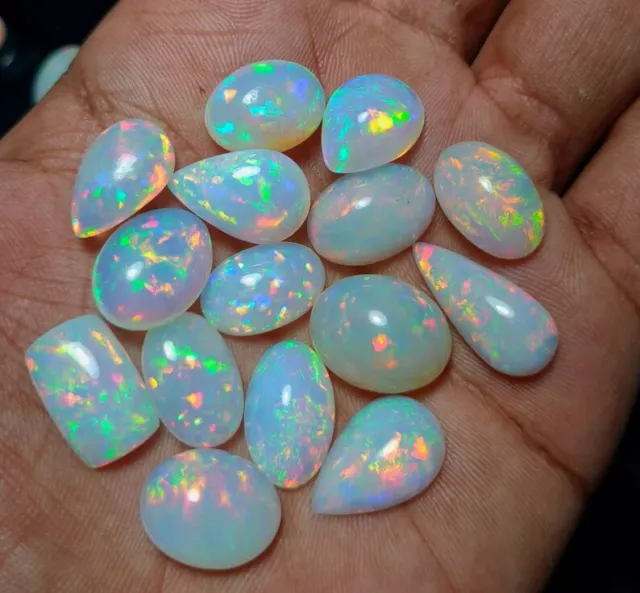 Opal Cabochon AAA+++ Lot Top Quality Natural Ethiopian Opal Welo Gemstone Lot