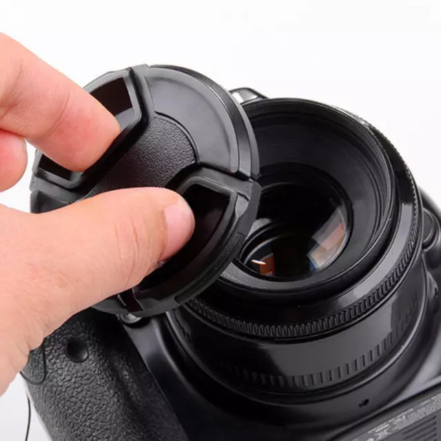 Cubierta de lente universal 58 mm para cámara Snap On Blac Cover R5U0