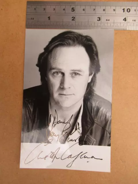 Christopher Cazenove  Original Autograph (file BC2)