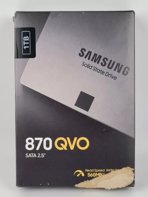 SAMSUNG 870 QVO Disque SSD Interne 1To 2,5 SATA III MZ-77Q1T0BW EUR 49,99  - PicClick FR