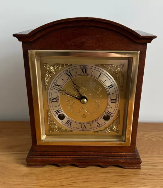 ELLIOT STRIKING MANTEL CLOCK FROM GARRARD & CO Had £200 overhaul - verified