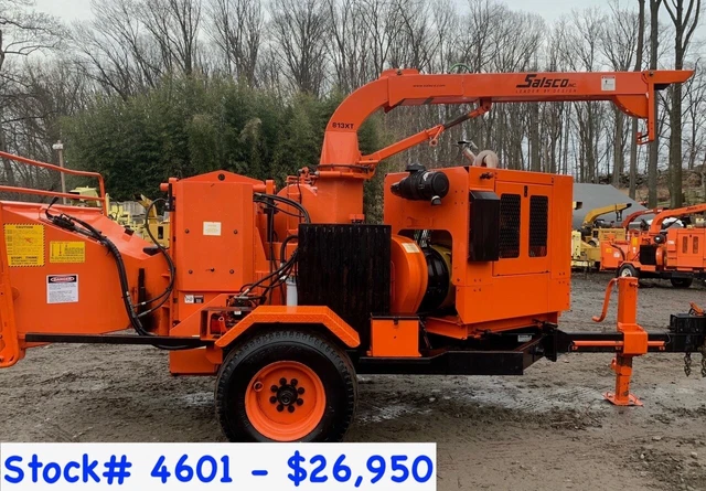 2 Salsco 813XT Wood Chippers For Sale #4604