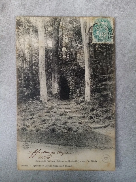 Cpa Ruines De L Ancien Château De Breteuil