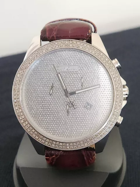 Mens Joe Rodeo / Arctica Real Diamond Watch Glory Case Dial 3 CT Of Diamonds