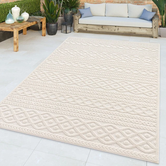Tapis Pile Courte Chambre Adulte Salon Unis Bohème Scandi
