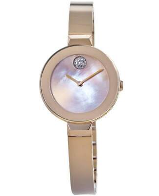 Movado Bold Mother of Pearl Dial Rose Gold Tone Women's Watch 3600628-PO