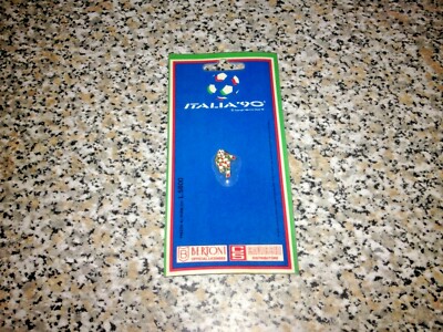 SPILLA PINS MASCOTTE WORLD CUP ITALIA 90 NEW SIGILLATA BLISTER BERTONI CAVICCHI 