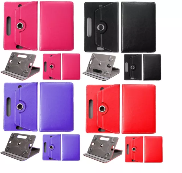 Universal 7" 8" 9" 10" inch Tablet PU Leather Shockproof Stand Folio Case Cover
