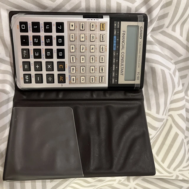 CASIO FC 100 FINANCIAL Consultant Calculator In Full Working Order 13.95 PicClick UK